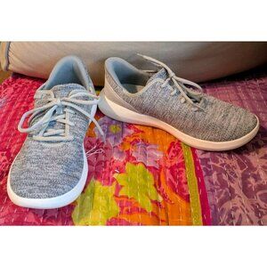 KIZIK Madrid Eco Knit Handsfree Athletic Shoes Unisex Gray Sneakers W 11 - M 9.5